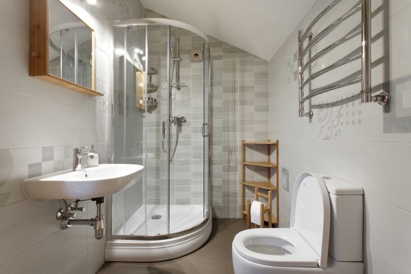 Corner Walk-in Shower with Niche Storage