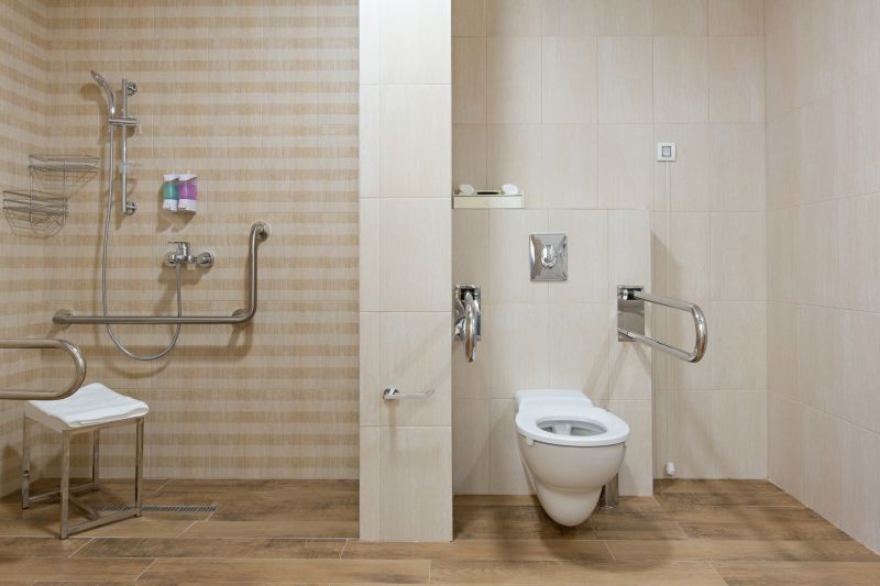 Shower with Built-In Seating